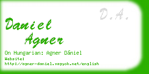 daniel agner business card